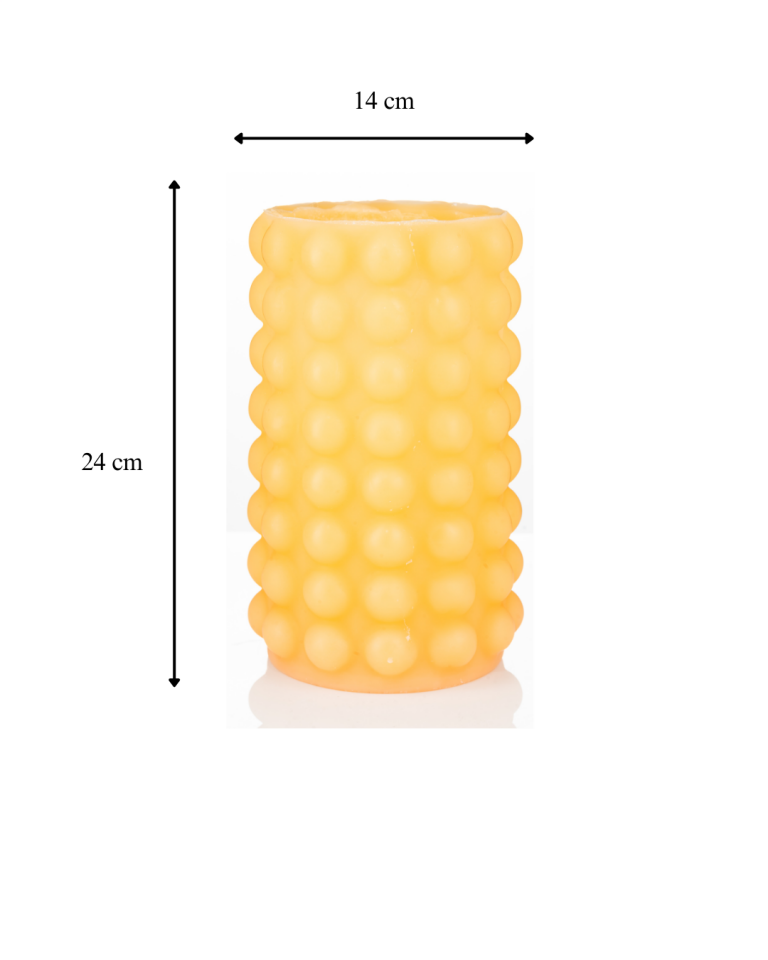 Bubble Long Fener Mum -  Krem