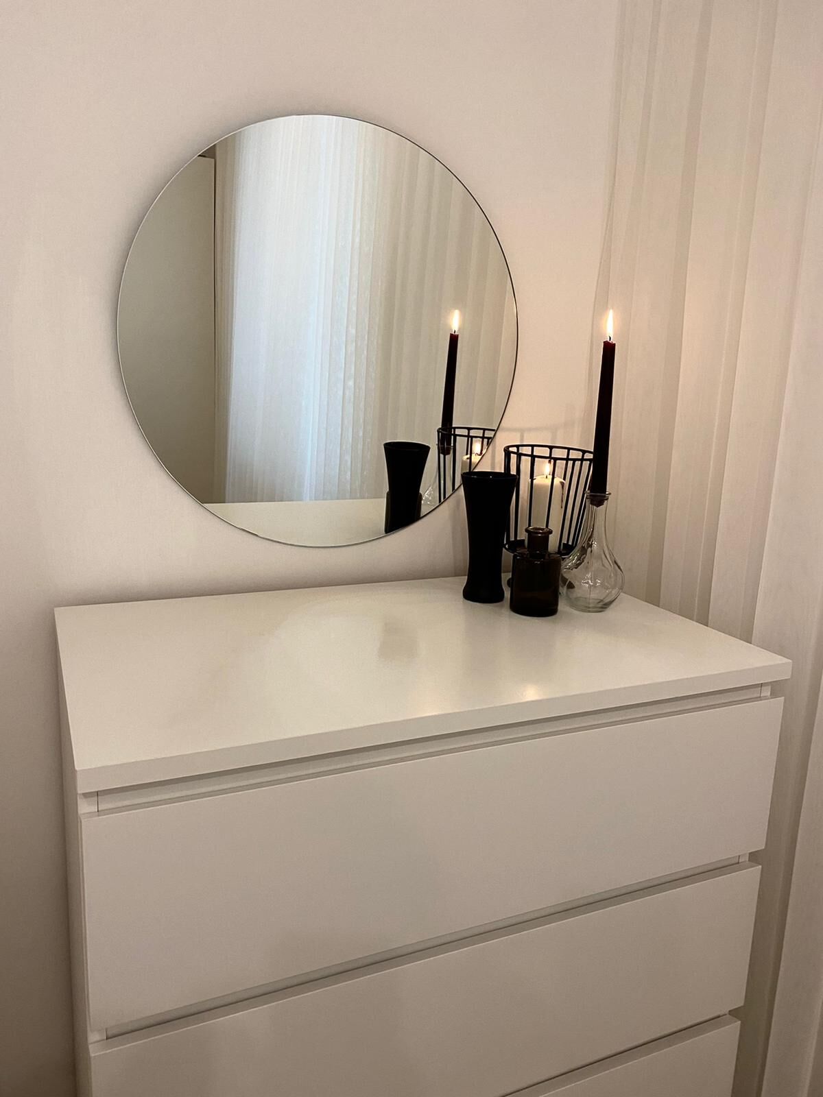 FİYA 60 cm Şık Yuvarlak Ayna