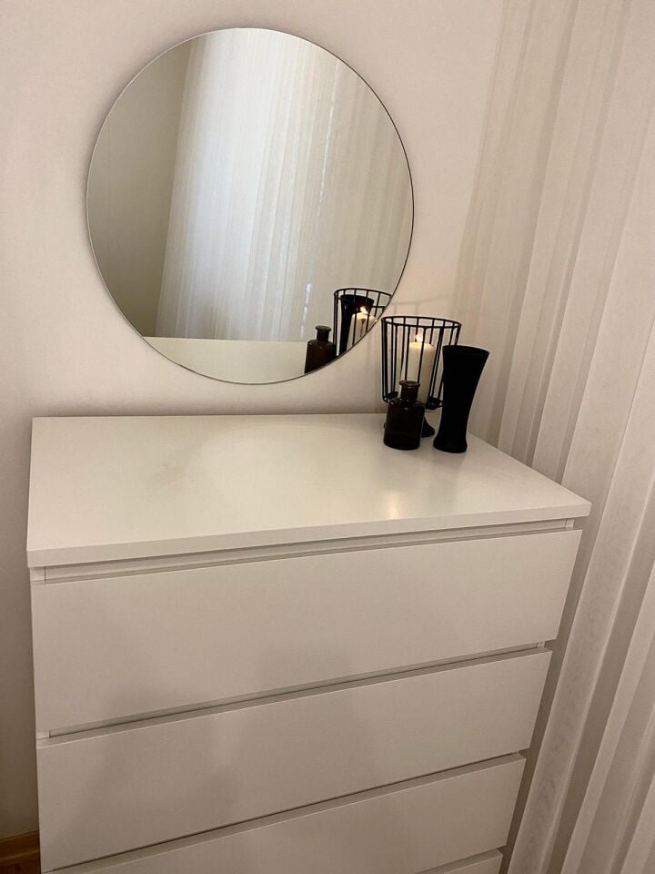 FİYA 60 cm Şık Yuvarlak Ayna