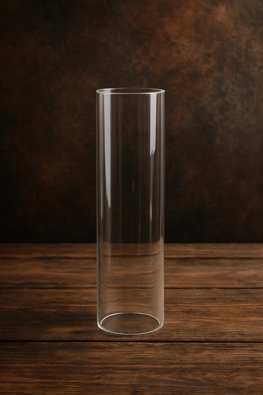FIYA STORE 15 cm Isıya Dayanıklı Silindir Boru Cam – Şeffaf, 10 cm Çap, Yedek Cam Tüp - Özel ölçü
