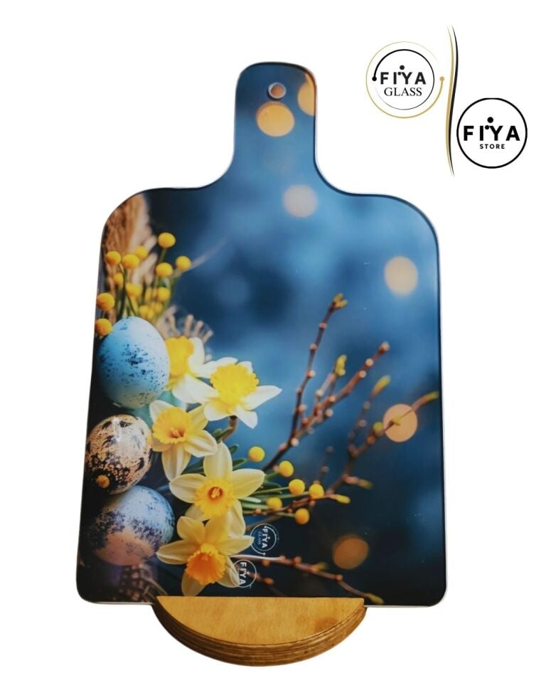 FIYA Glass | Cam Kesme Tahtası & Sunum Tabağı