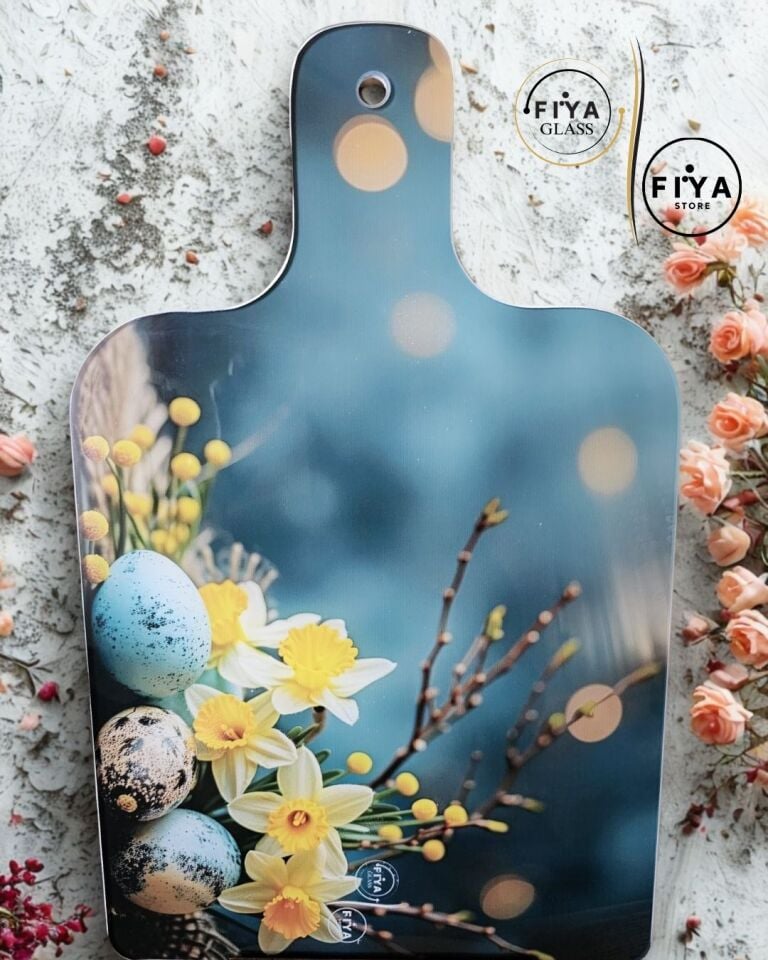 FIYA Glass | Cam Kesme Tahtası & Sunum Tabağı