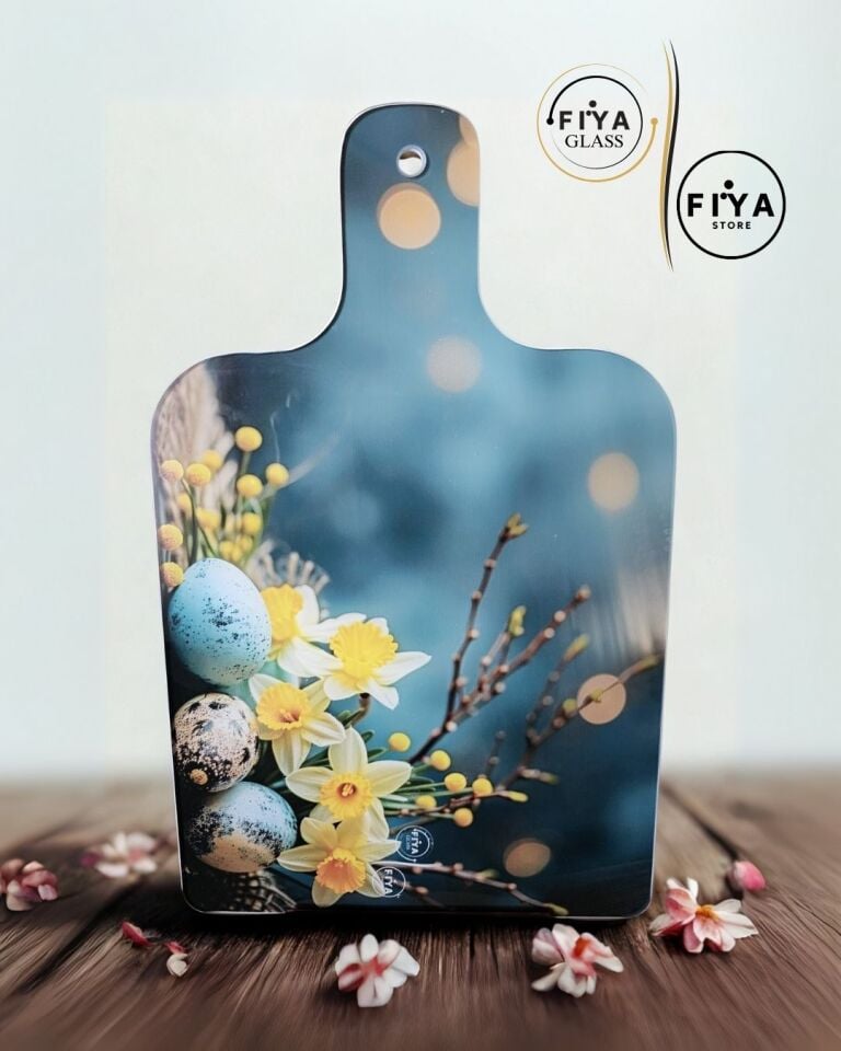 FIYA Glass | Cam Kesme Tahtası & Sunum Tabağı