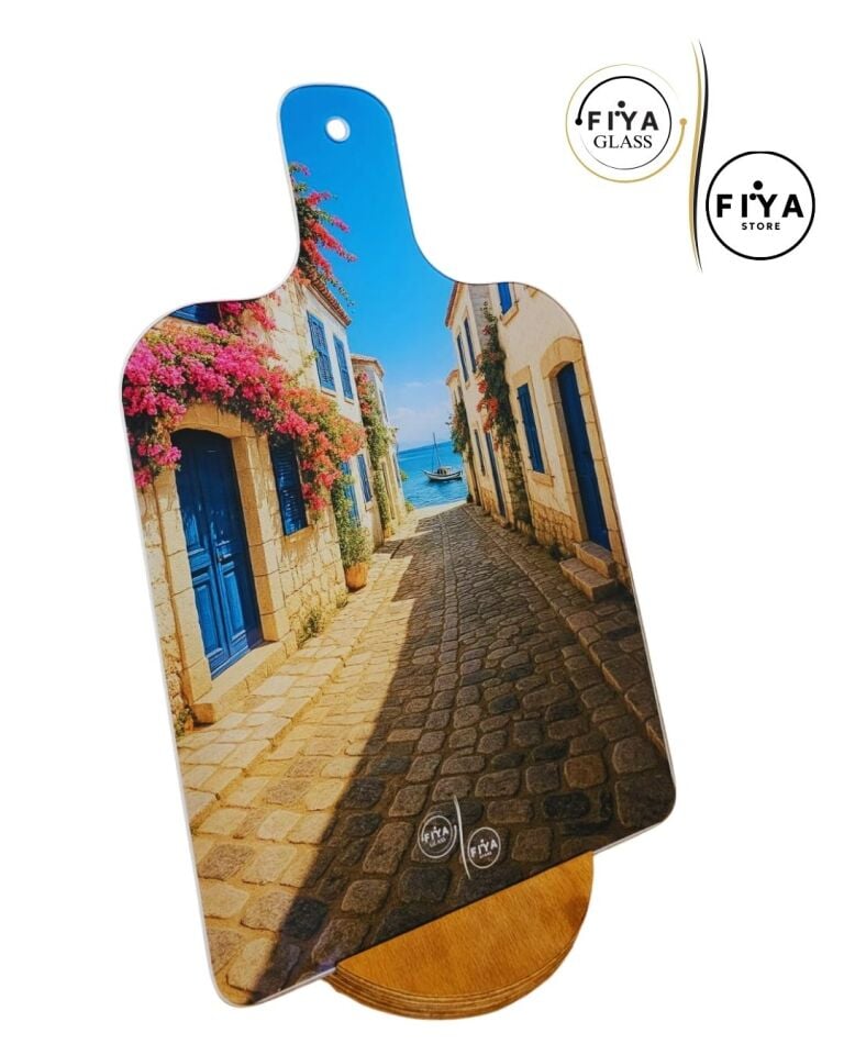 FIYA Glass | Cam Kesme Tahtası & Sunum Tabağı