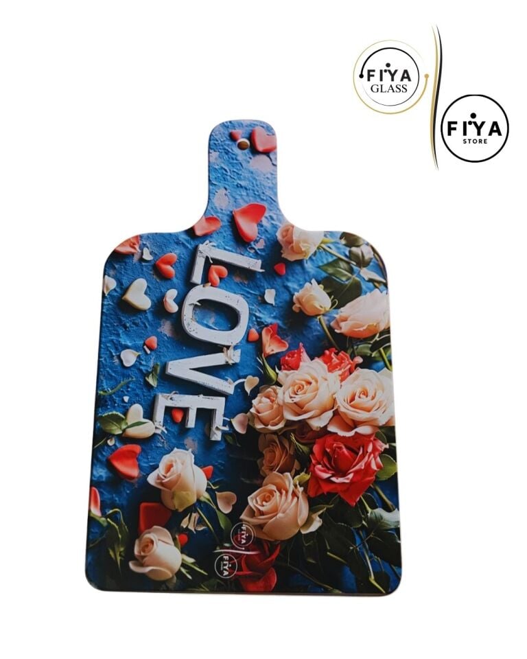FIYA Glass | Cam Kesme Tahtası & Sunum Tabağı