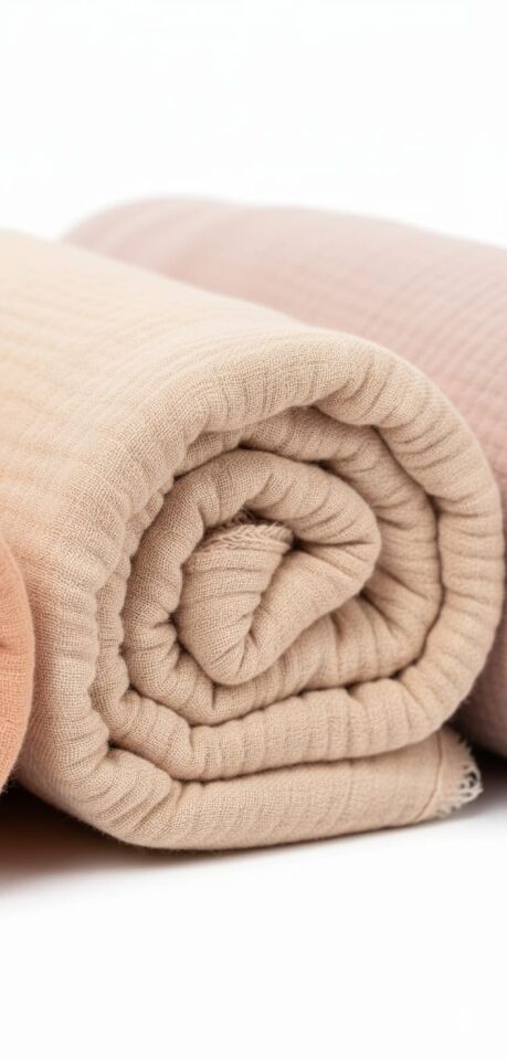 Doğal Bir Huzur Alanı- Fiya Çift Katlı Müslin Yatak Örtüsü   “Yatak odanızı doğanın huzuruyla buluşturun”