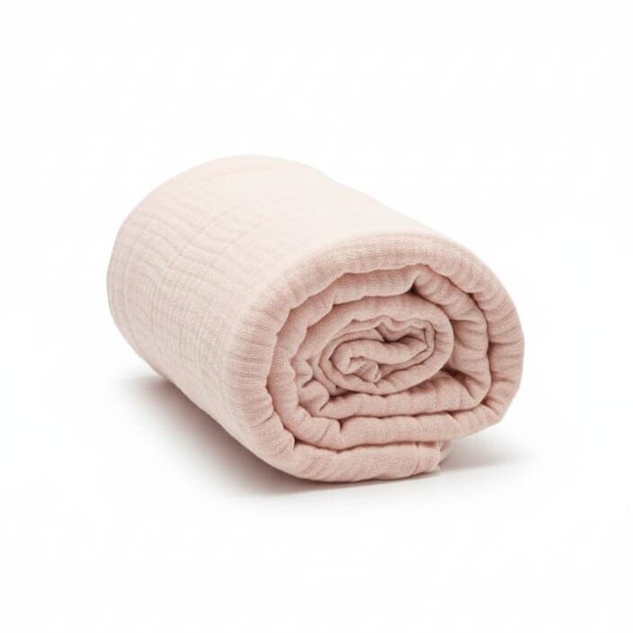 Doğal Bir Huzur Alanı- Fiya Çift Katlı Müslin Yatak Örtüsü   “Yatak odanızı doğanın huzuruyla buluşturun”