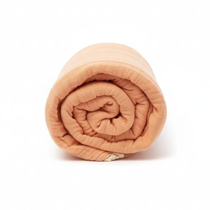 Doğal Bir Huzur Alanı- Fiya Çift Katlı Müslin Yatak Örtüsü   “Yatak odanızı doğanın huzuruyla buluşturun”